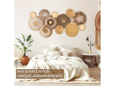 Decoraciones de playa para el hogar decoración de pared circular colorida liquidación barata