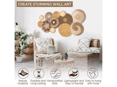 Decoraciones de playa para el hogar decoración de pared circular colorida liquidación barata