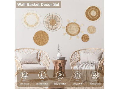 Decoración de pared de granja negra bohemia individual gris para sala de estar
