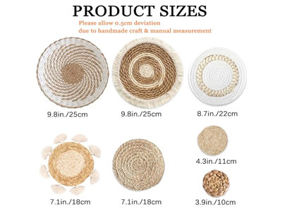 Productos de decoración de dormitorio tejidos a mano