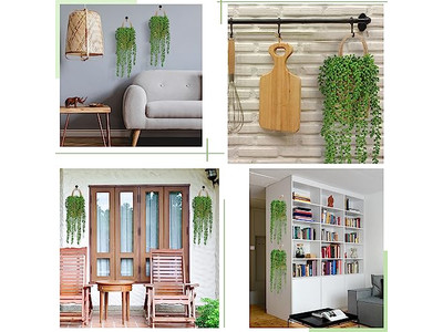 Decoración de pared de ratán hecha a mano accesorios de decoración para hogar y sala de estar