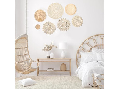 Arte de Pared de Macramé Decoración Bohemia Colorida Interior Bohemia